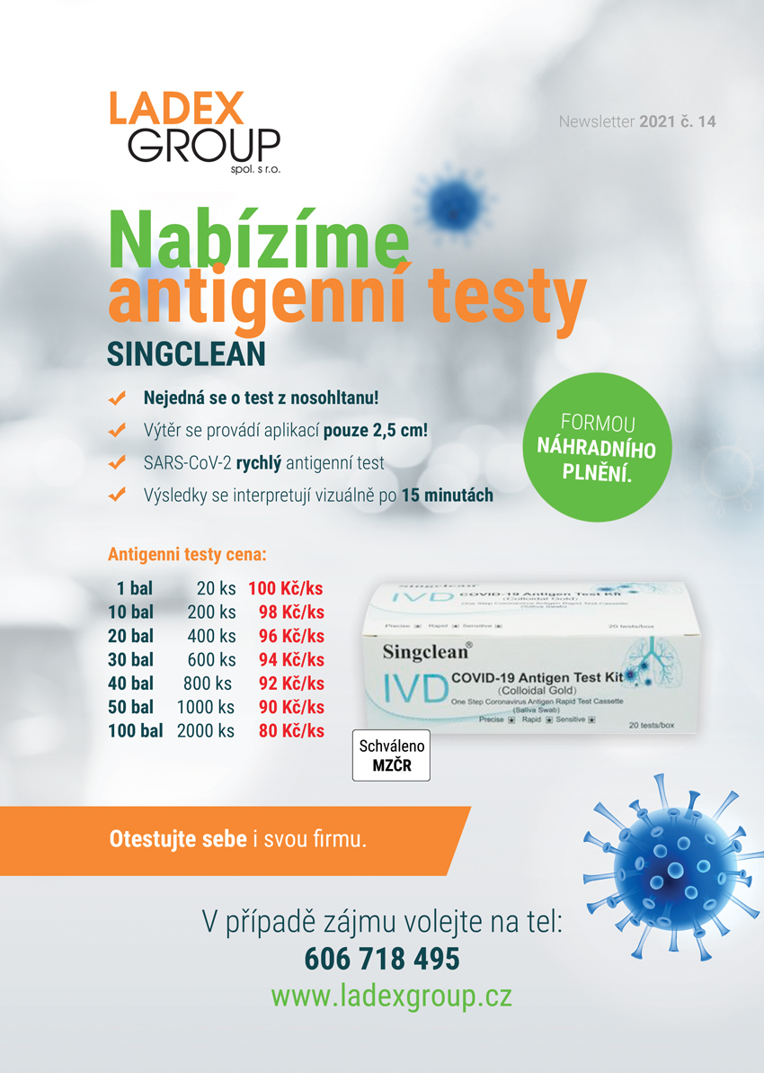 Nabízíme antigenní testy