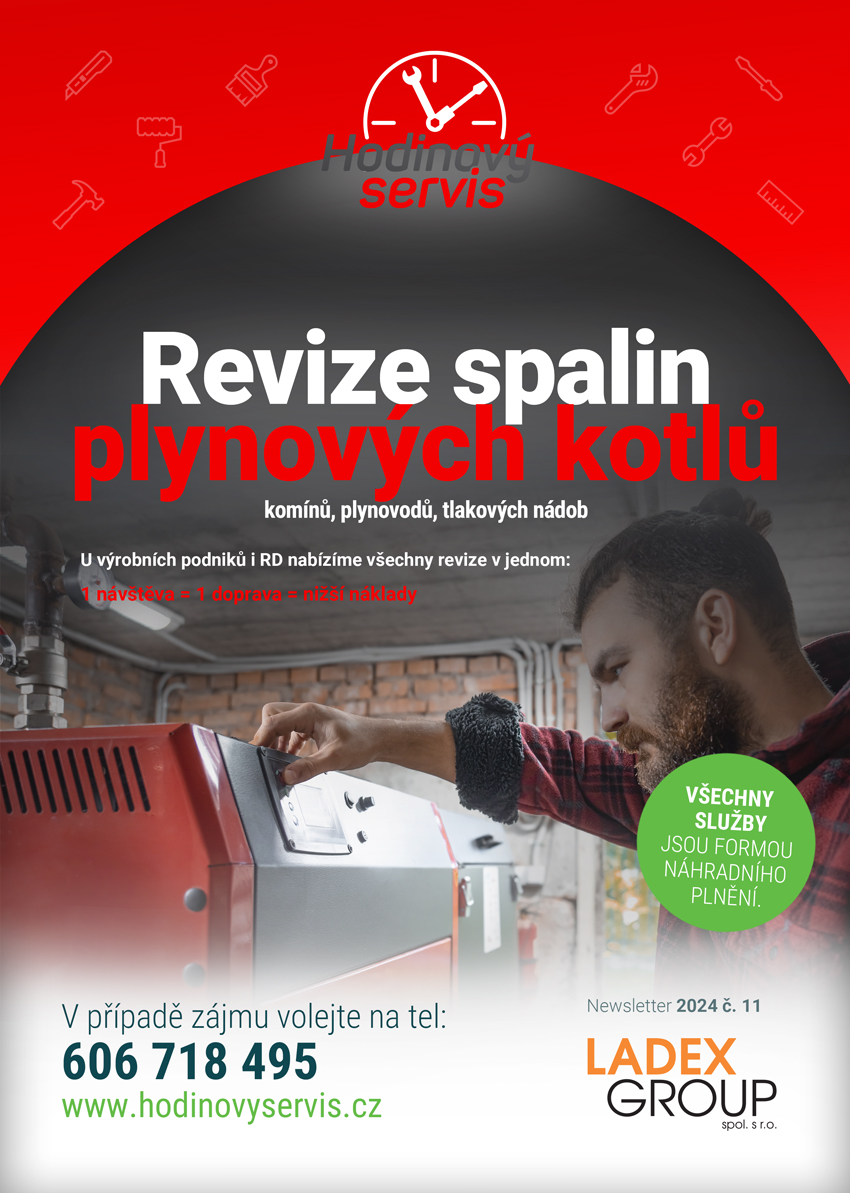 Revize spalin plynových kotlů