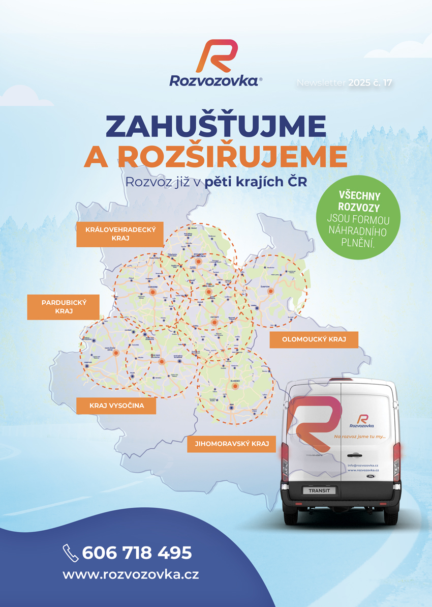 Rozšiřujeme rozvozy